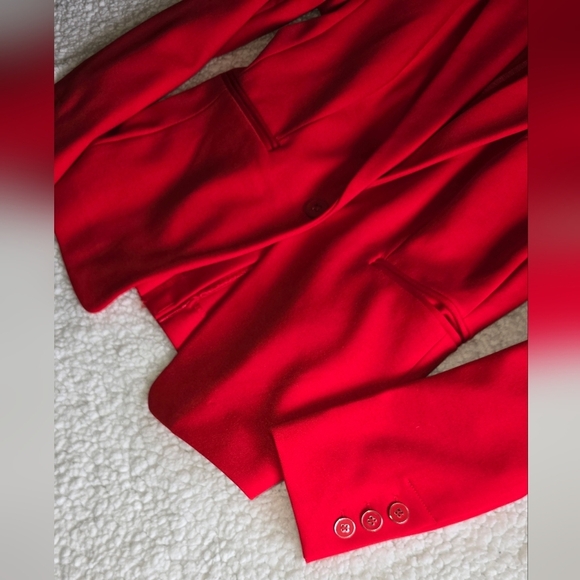 7th Avenue Design Studio Hour Glass One Button Cotton Blazer Sz.2 - Picture 5 of 12